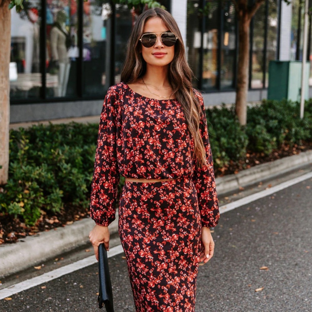 VICI ESMERALDA FLORAL OFF THE SHOULDER TOP | Small | NWOT